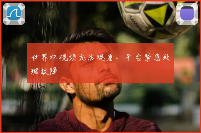 世界杯视频无法观看，平台紧急处理故障